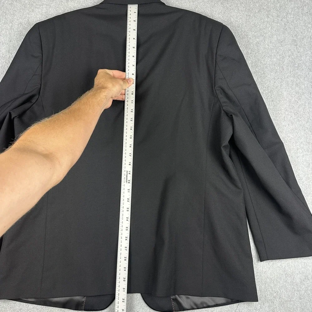 Buona Sera Tuxedo Suit Jacket Mens 50R Black Wool Notch Dinner Classic Formal